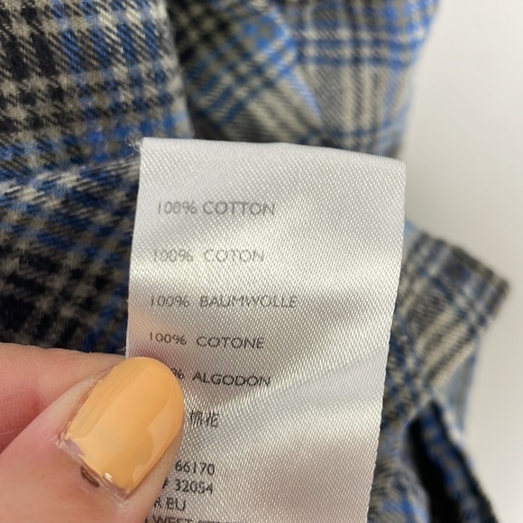 𝅺urban outfitters plaid flannel buttons down shirt - Picture 7 of 8